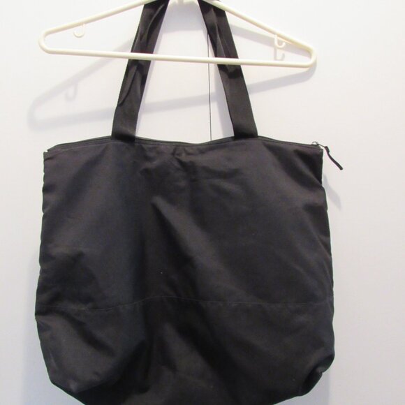 Adidas Women's Unisex Black Tote Gym Lifestyle Casual Bag Clean - Picture 6 of 8